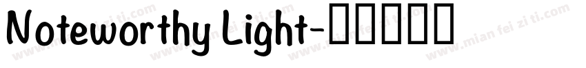Noteworthy Light字体转换